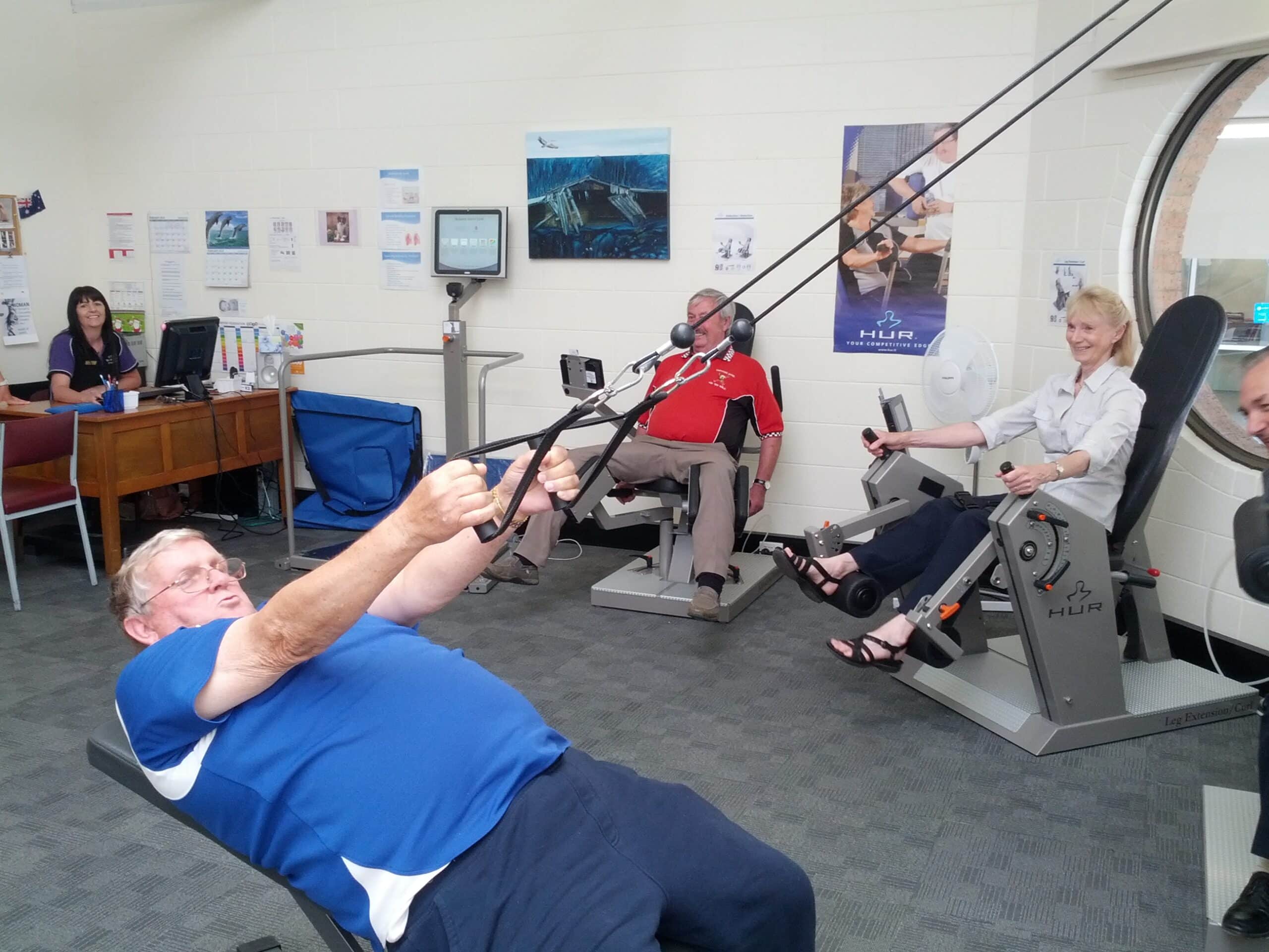 outine day in the Sheffield Medical Centre Rehabilitation Exercises room